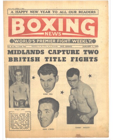 Boxing News magazine 1.1.1960 Download pdf