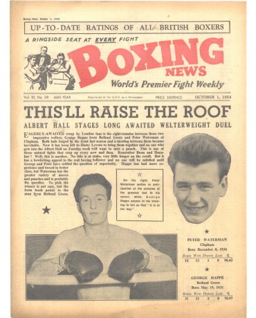 Boxing News magazin 1.10.1954 Download pdf