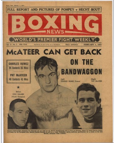 Boxing News magazin 1.2.1957 Download pdf
