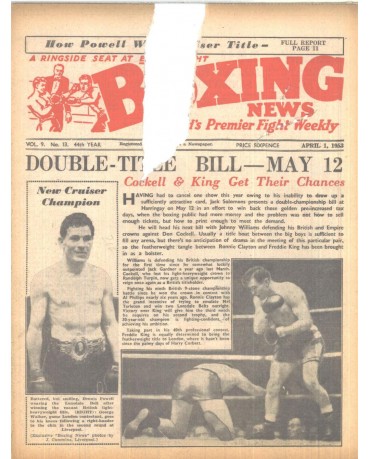 Boxing News magazin 1.4.1953 Download pdf