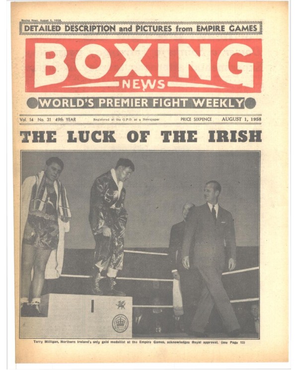 Boxing News magazin 1.8.1958 Download pdf
