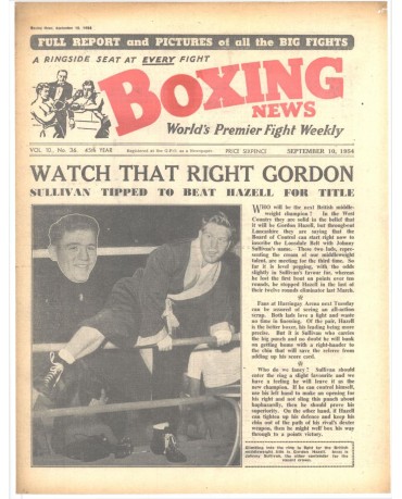 Boxing News magazin 10.9.1954 Download pdf
