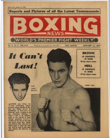 Boxing News magazine 11.1.1957 Download pdf