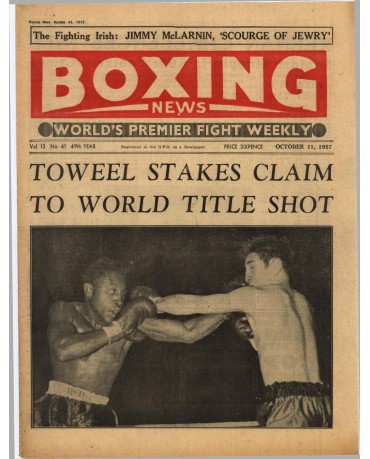Boxing News magazine 11.10.1957 Download pdf