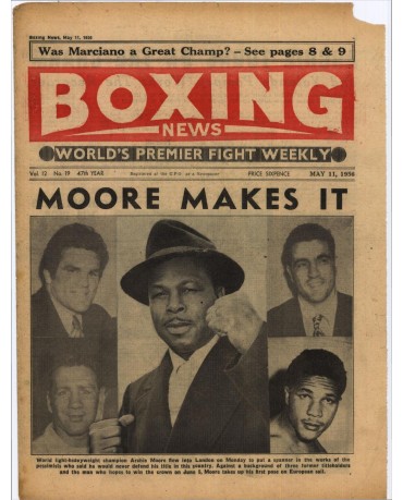 Boxing News magazine 11.5.1956 Download pdf