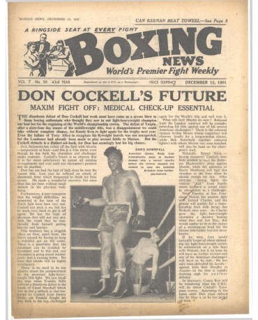 Boxing News magazin 12.12.1951 Download pdf