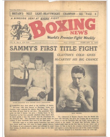 Boxing News magazin 12.2.1954 Download pdf