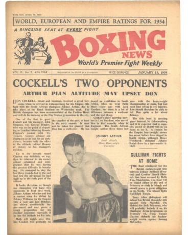Boxing News magazin 13.1.1954 Download pdf