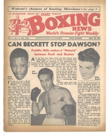 Boxing News magazin 13.5.1953 Download pdf