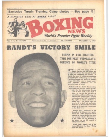 Boxing News magazin 14.10.1953 Download pdf