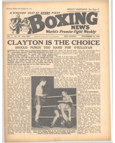 Boxing News magazine 14.11.1951 Download pdf