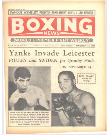 Boxing News magazine 14.11.1958 Download pdf