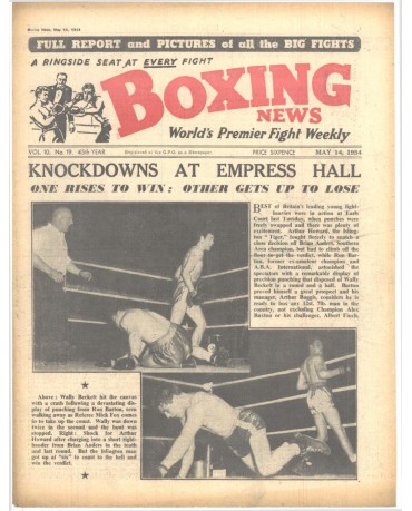 Boxing News magazin 14.5.1954 Download pdf