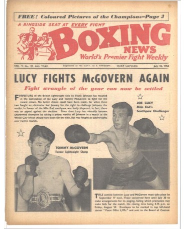 Boxing News magazin 15.7.1953 Download pdf