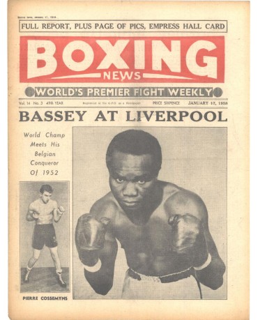 Boxing News magazine 17.1.1958 Download pdf