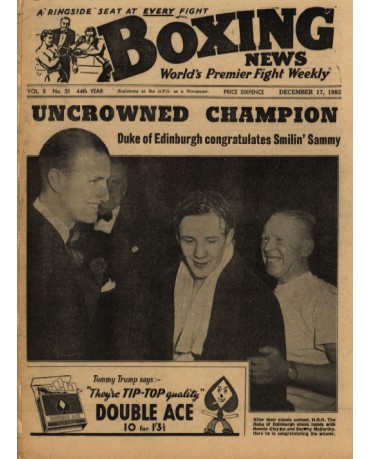 Boxing News magazine 17.12.1952 Download pdf
