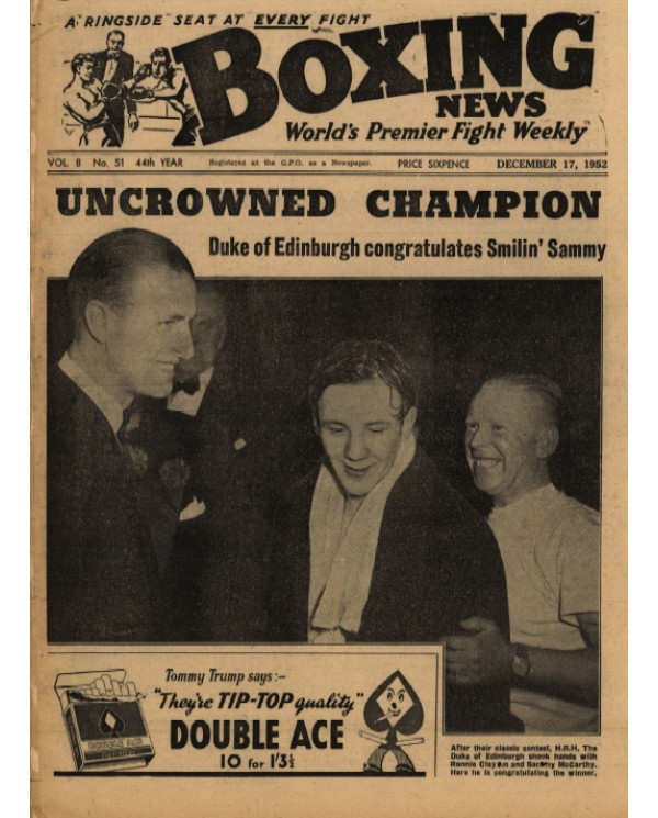 Boxing News magazine 17.12.1952 Download pdf