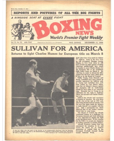 Boxing News magazin 17.12.1954 Download pdf