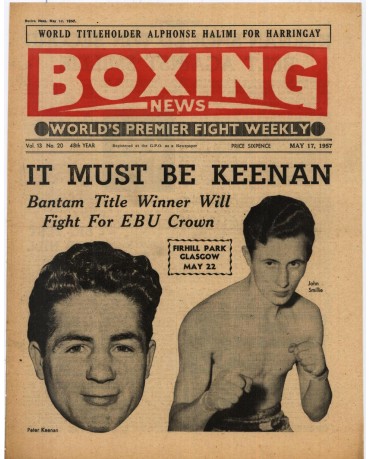 Boxing News magazine 17.5.1957 Download pdf