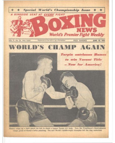 Boxing News magazin 17.6.1953 Download pdf