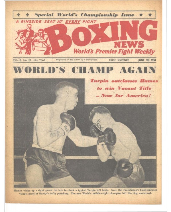 Boxing News magazin 17.6.1953 Download pdf