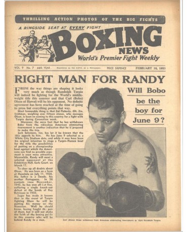 Boxing News magazin 18.2.1953 Download pdf