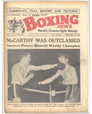 Boxing News magazin 19.2.1954 Download pdf