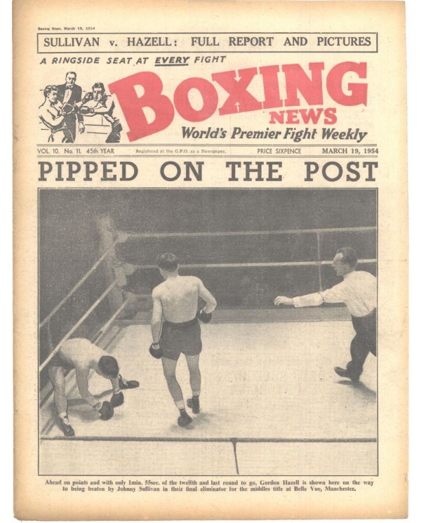Boxing News magazin 19.3.1954 Download pdf
