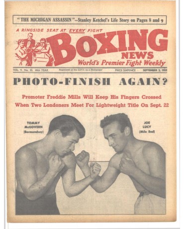 Boxing News magazin 2.9.1953 Download pdf