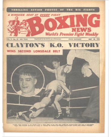 Boxing News magazin 20.5.1953 Download pdf