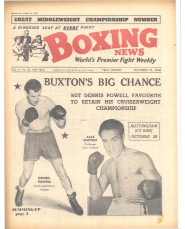 Boxing News magazin 21.10.1953 Download pdf
