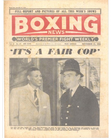 Boxing News magazine 23.11.1956 Download pdf