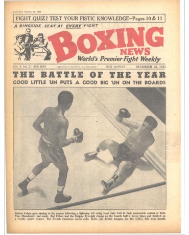 Boxing News magazin 23.12.1953 Download pdf