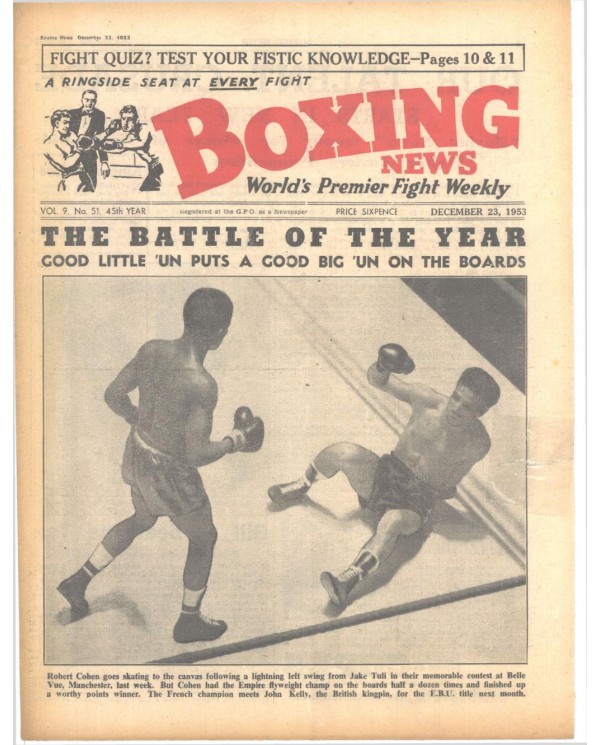 Boxing News magazin 23.12.1953 Download pdf