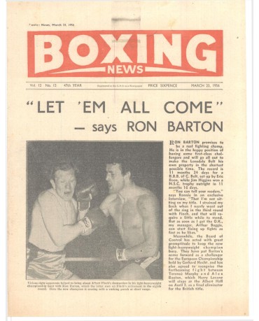 Boxing News magazine 23.3.1956 Download pdf