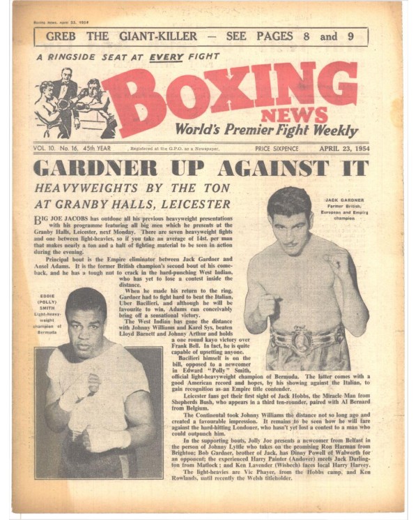 Boxing News magazin 23.4.1954 Download pdf