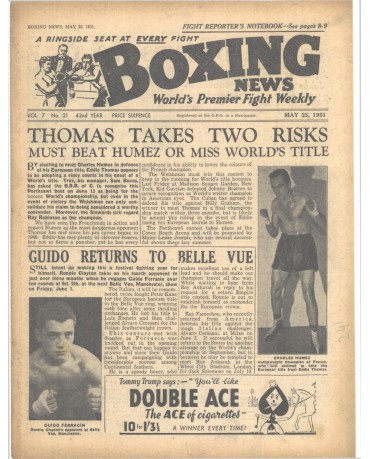 Boxing News magazine 23.5.1951 Download pdf
