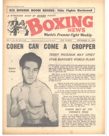 Boxing News magazin 23.9.1953 Download pdf