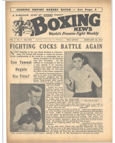 Boxing News magazin 25.2.1953 Download pdf