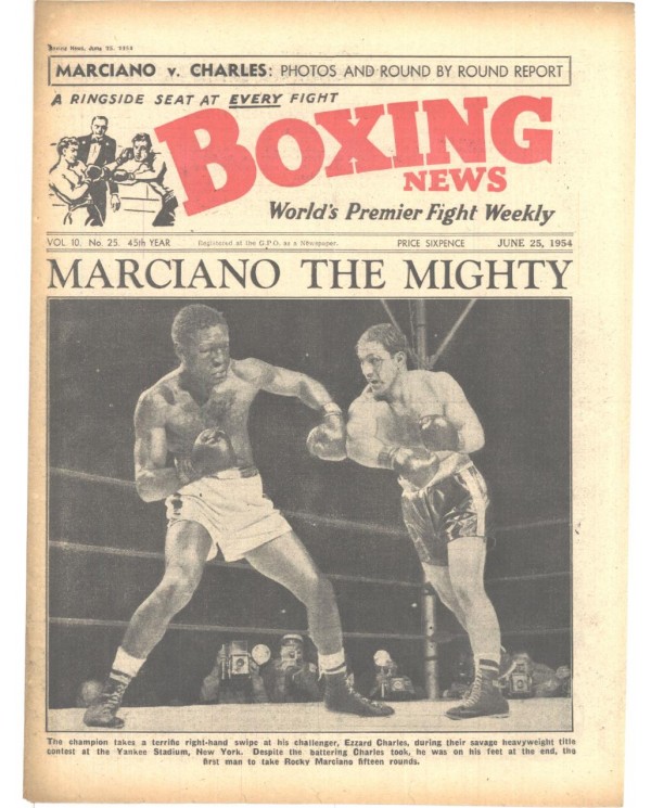 Boxing News magazin 25.6.1954 Download pdf