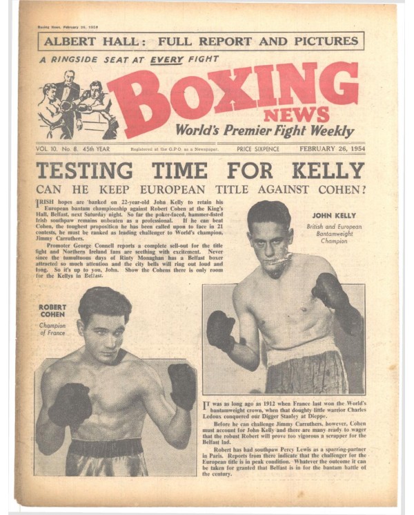 Boxing News magazin 26.2.1954 Download pdf