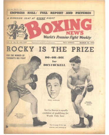 Boxing News magazin 26.3.1954 Download pdf