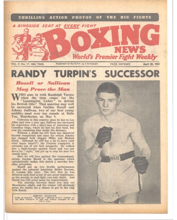 Boxing News magazin 29.4.1953 Download pdf