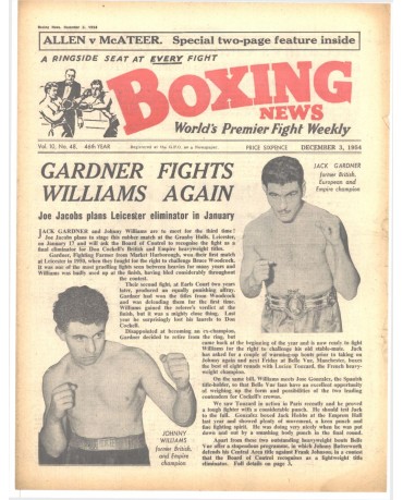 Boxing News magazin 3.12.1954 Download pdf