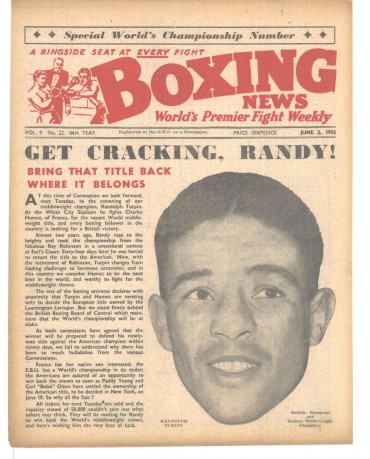 Boxing News magazin 3.6.1953 Download pdf