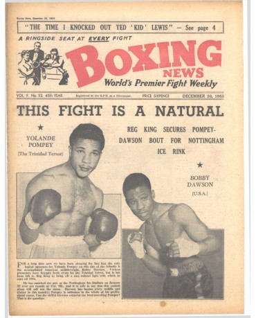 Boxing News magazin 30.12.1953 Download pdf