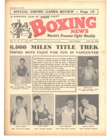 Boxing News magazin 30.7.1954 Download pdf