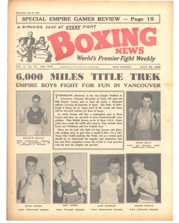 Boxing News magazin 30.7.1954 Download pdf