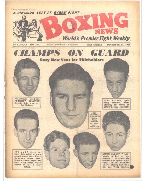 Boxing News magazin 31.12.1954 Download pdf