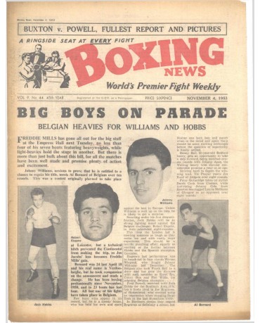 Boxing News magazin 4.11.1953 Download pdf